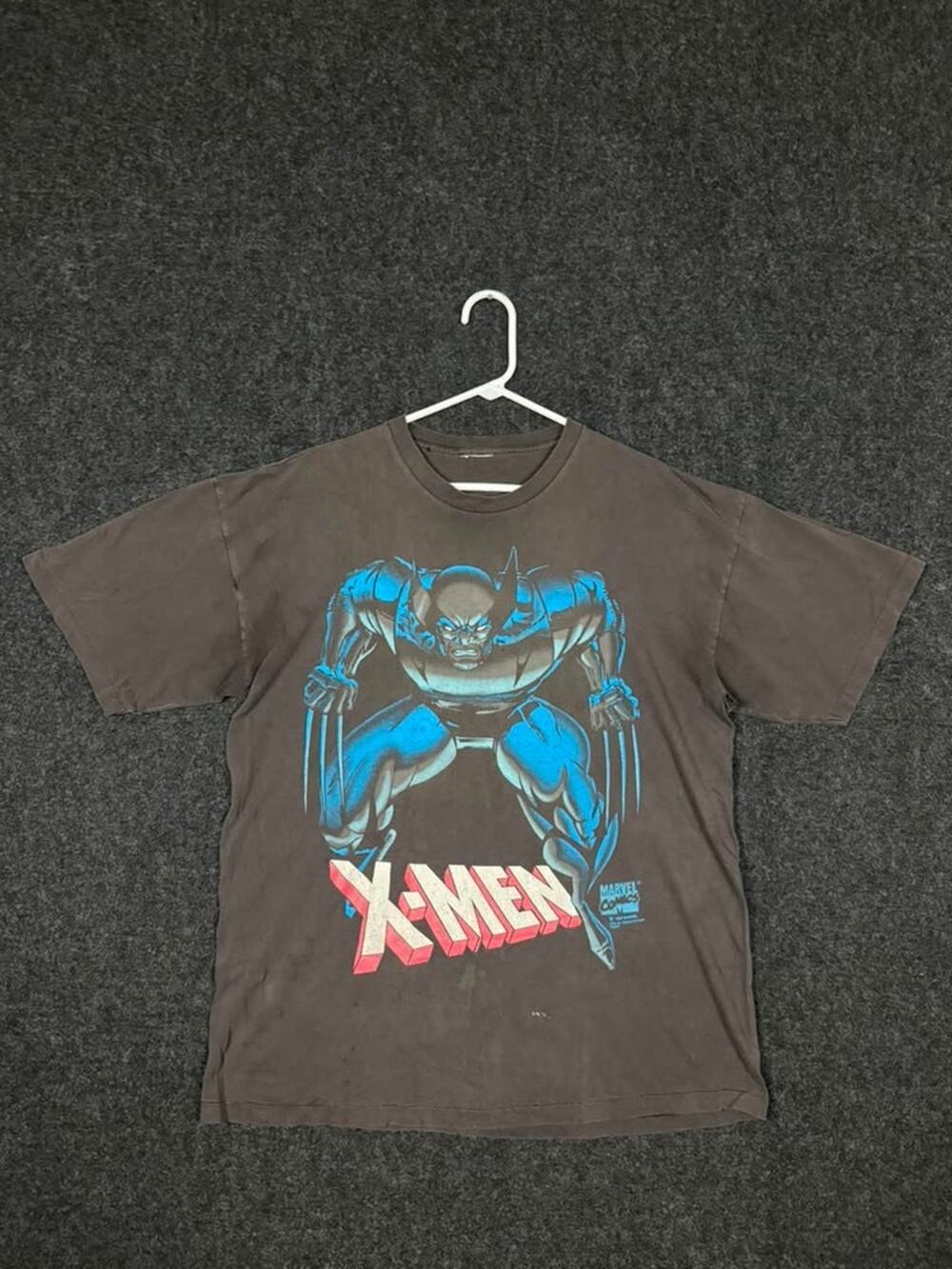 Vintage 1994 Marvel X-Men Wolverine Signal Artwear T Shirt USA Double Sided